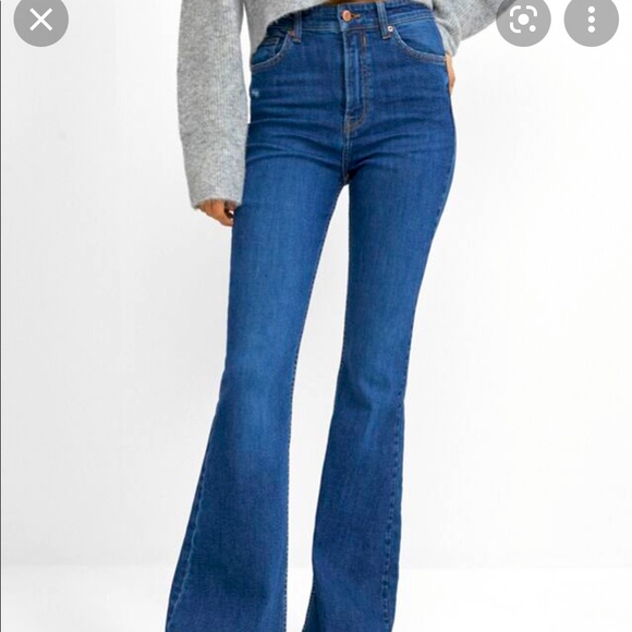 bershka flare jeans